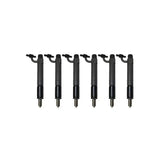 6PCS Fuel Injector With Cap 631571C91 675967C91 for Case DT-414 D-436 D-414 DT-436