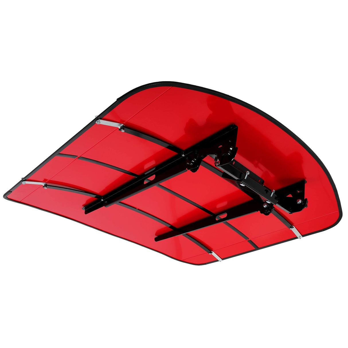 Red Tractor Canopy Compatible with All ROPS 48-3/8" X 48-3/8" Equipped Tractors and Mowers with a 2" x 2" or 2" x 3" ROPS (Will Add About 4'' to The Height of The Tractor)