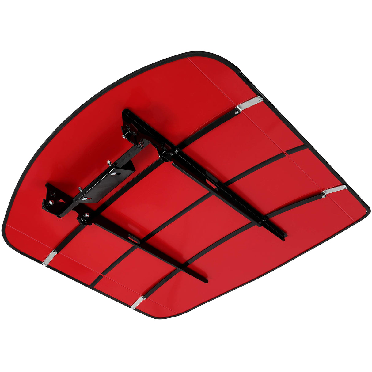 Red Tractor Canopy Compatible with All ROPS 48-3/8" X 48-3/8" Equipped Tractors and Mowers with a 2" x 2" or 2" x 3" ROPS (Will Add About 4'' to The Height of The Tractor)