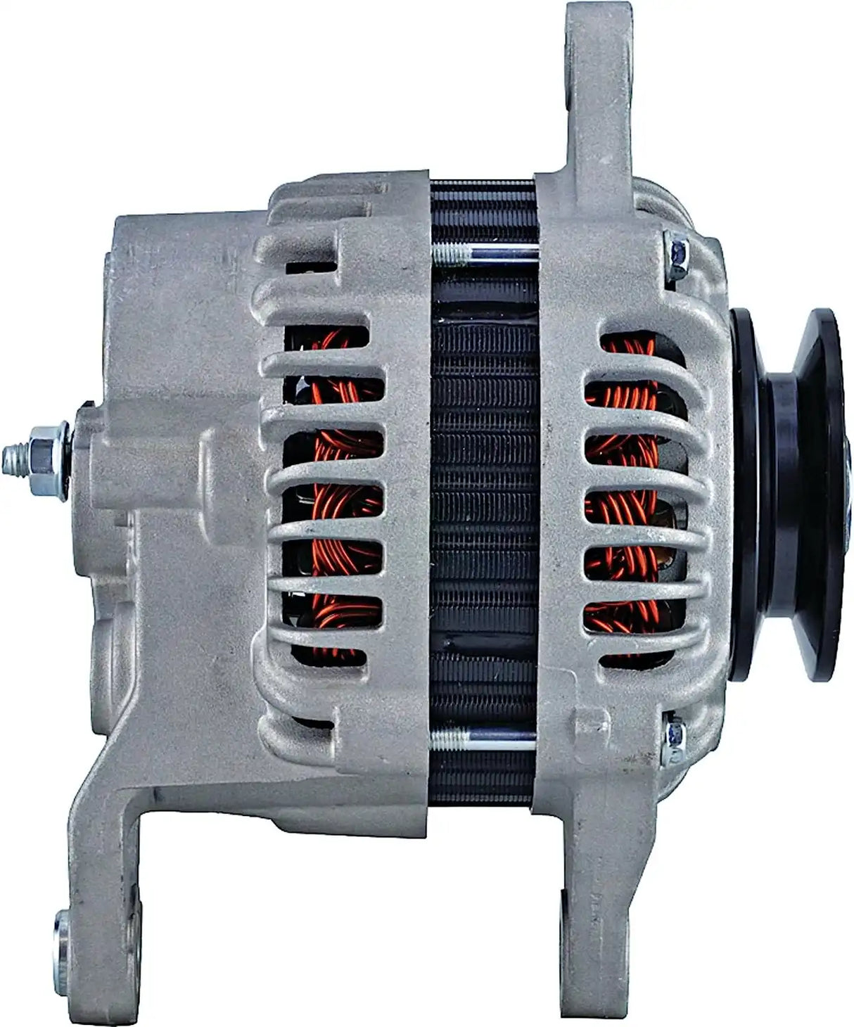 Alternator ROTA0218 LRA03751 For Mitsubishi Industrial Various 0.458333 Clock 75 amp Internal Fan Type Internal Regulator CW Rotation 12V