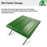 Green Tractor Canopy Compatible with John Deere Compact Utility Tractors with ROPS That are 34" Wide or Less Compatible with 1 1/2" x 3", 2" x 2" or 2" x 3" ROPS, 35" Wide X 40" Long