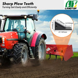 5pcs Box Blade Shank, 16" Scarifier Shank, 3 Holes Box Scraper Shank, Ripper Shank with Removable Tapered Teeth and Pins, Adjustable Shanks Assembly for Replacement, Digging, Plowing