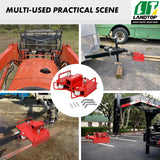 2" Forklift Trailer Hitch Receiver for Dual Pallet Forks, 6500lbs Towing Capacity Forklift Tow Hitch Attachment Adapter for 2" Class III & IV Inserts