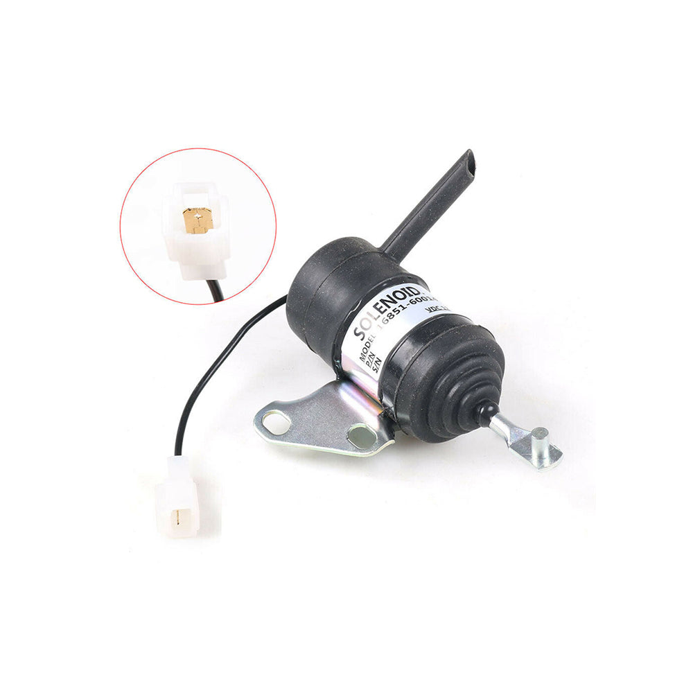 Stop Solenoid 16851-60014 16851-60010 052600-4531 for Kubota Mower RTV900 D902 RTV900R RTV900T B7410D BX24 BX25
