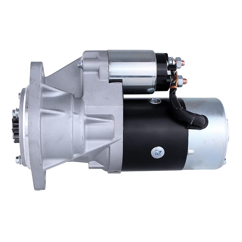 12V 9T Starter Motor YM123900-77010 for Komatsu Skid Steer Loader CK20 CK25 SK1026 SK1020 Excavator PC75R PC95R PC110R