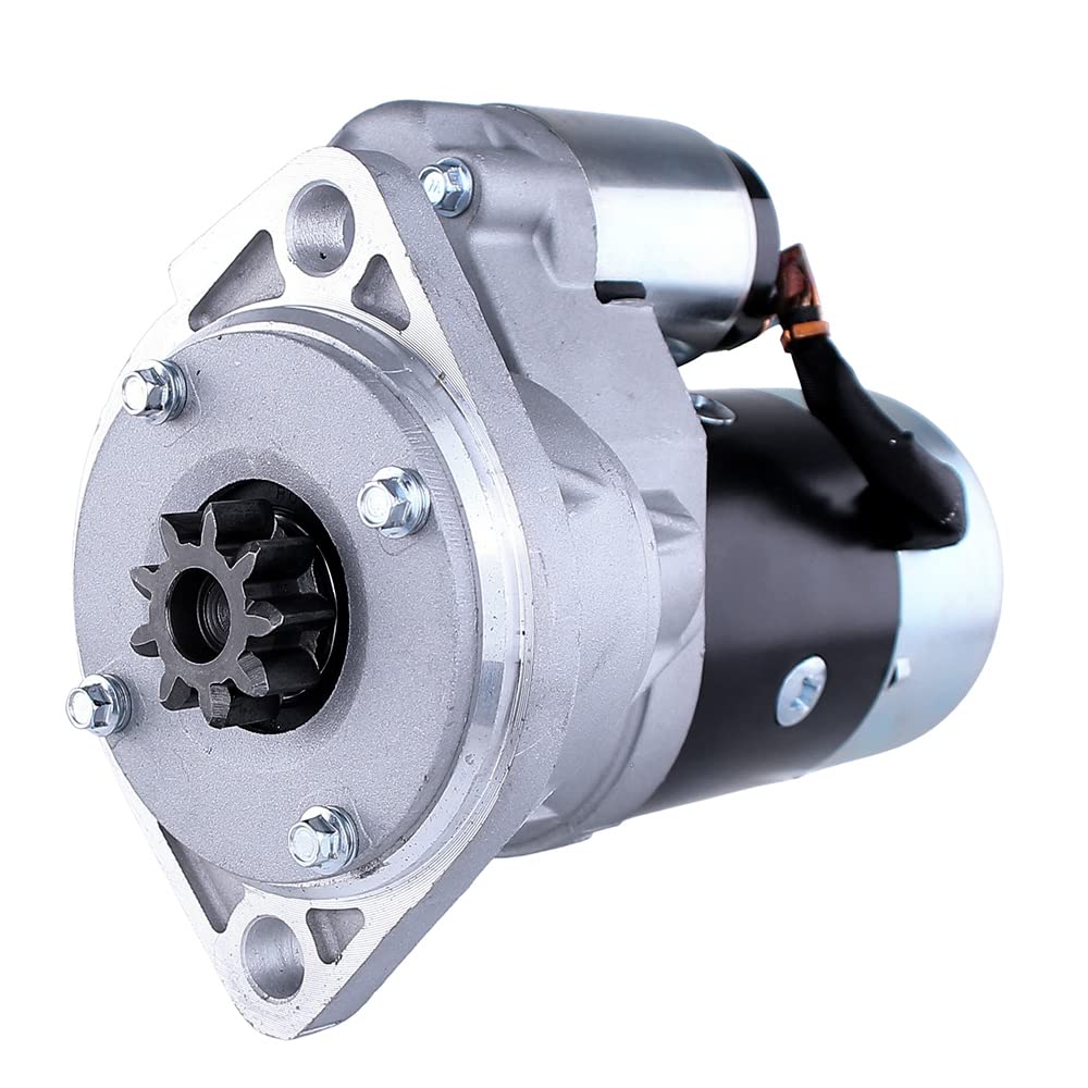 12V 9T Starter Motor YM123900-77010 for Komatsu Skid Steer Loader CK20 CK25 SK1026 SK1020 Excavator PC75R PC95R PC110R