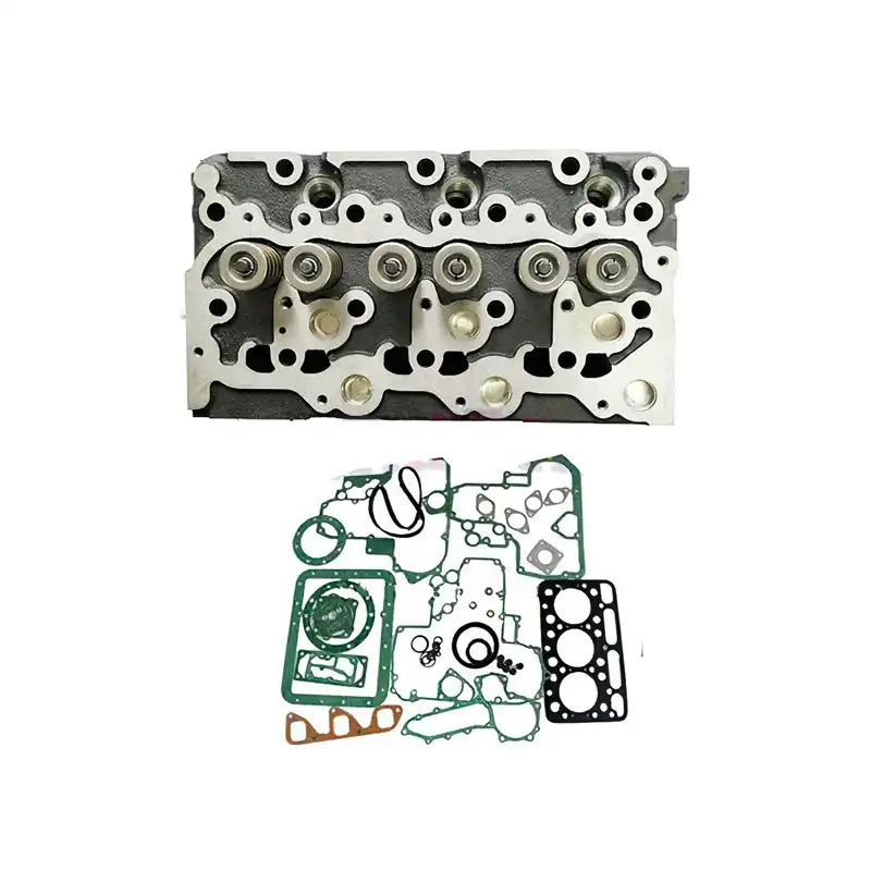 Complete Cylinder Head for Kubota D1503 Engine Bobcat 753 763 773 CASE 1838 Scat