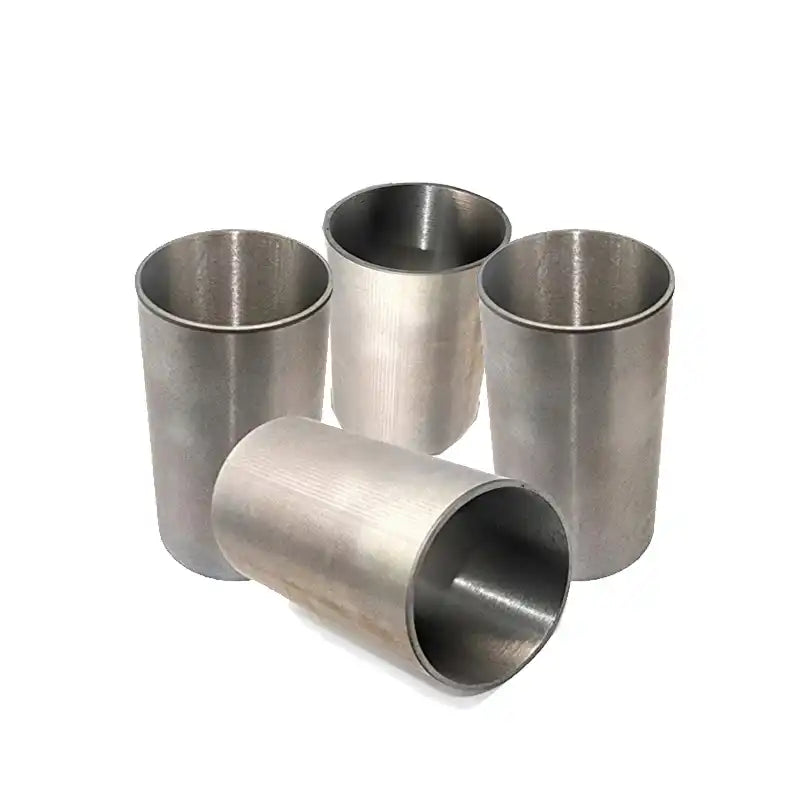 Cylinder Liner 4 Units 1 Set For Komatsu Skid Steer SK09J-2 Yanmar Engine 4TNE98 Komatsu Engine 4D98E