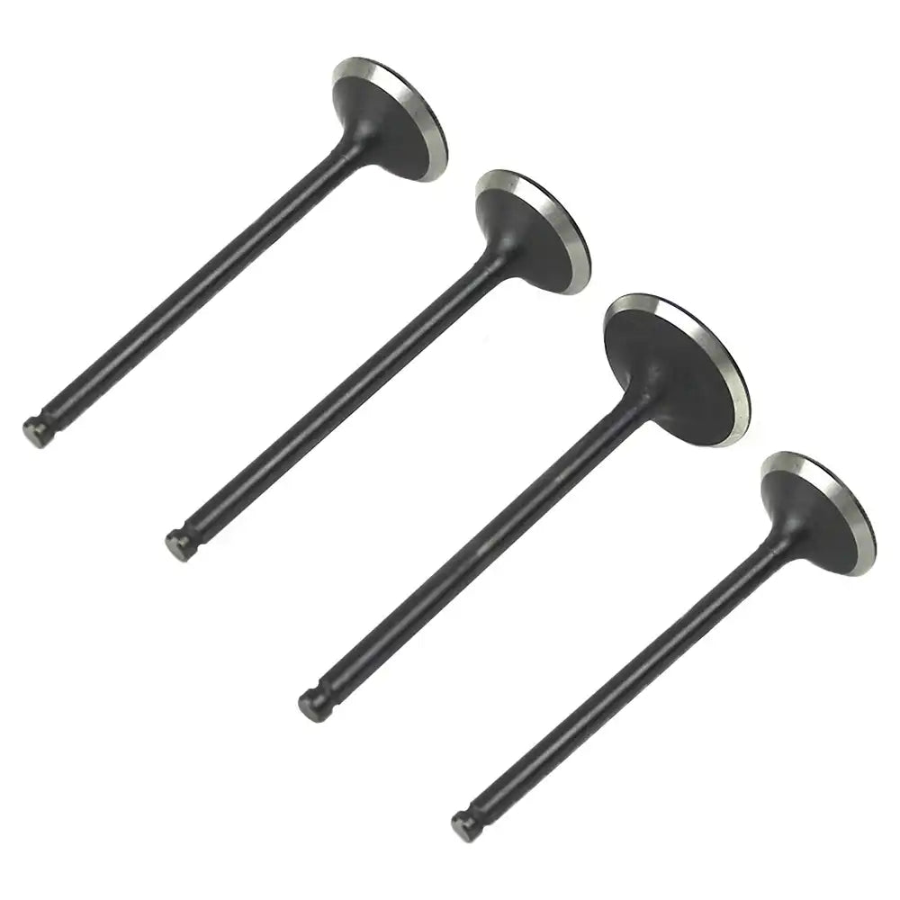 Exhaust Valve 4 Units 1 Set For Komatsu Backhoe WB70A-1 Yanmar Engine 4TNE98 Komatsu Engine 4D98E