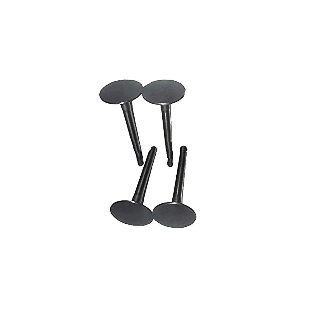 Exhaust Valve 4 Units 1 Set For Komatsu Wheel Loader WA65-3 WA65PT-3 WA75-3 Yanmar Engine 4TNE94 Komatsu Engine 4