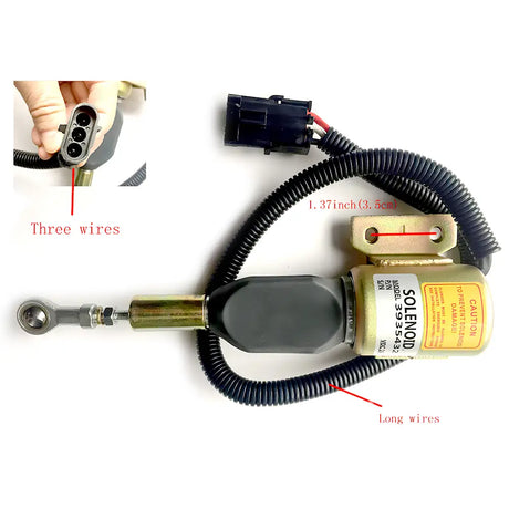 Fuel Shutoff Solenoid Valve 3935432 SA-4755-24 24V for Cummins 6BT 5.9L Engine