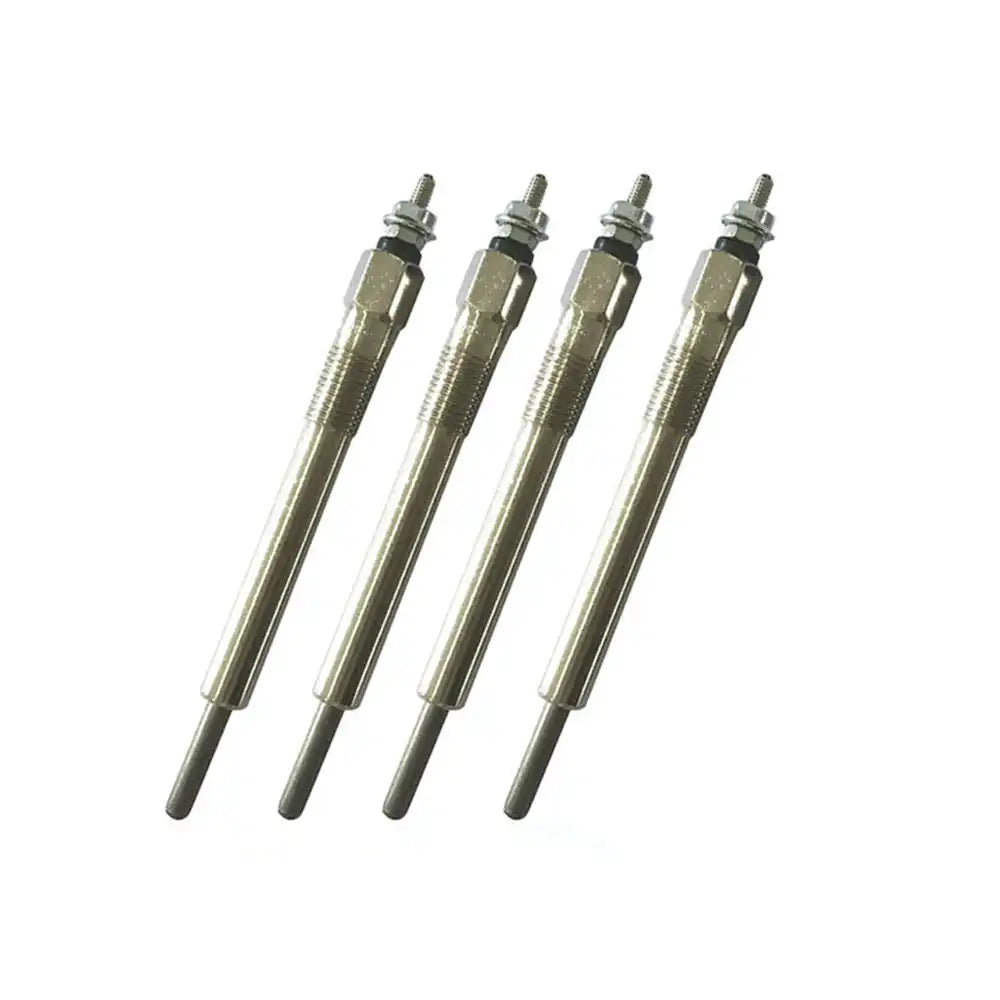 Glow Plug 4 Pcs For Komatsu Backhoe WB150WSC-2 WB93R-2 WB97R-2 WB98A-2 Yanmar 4TNE106T Komatsu 4D106T Engine