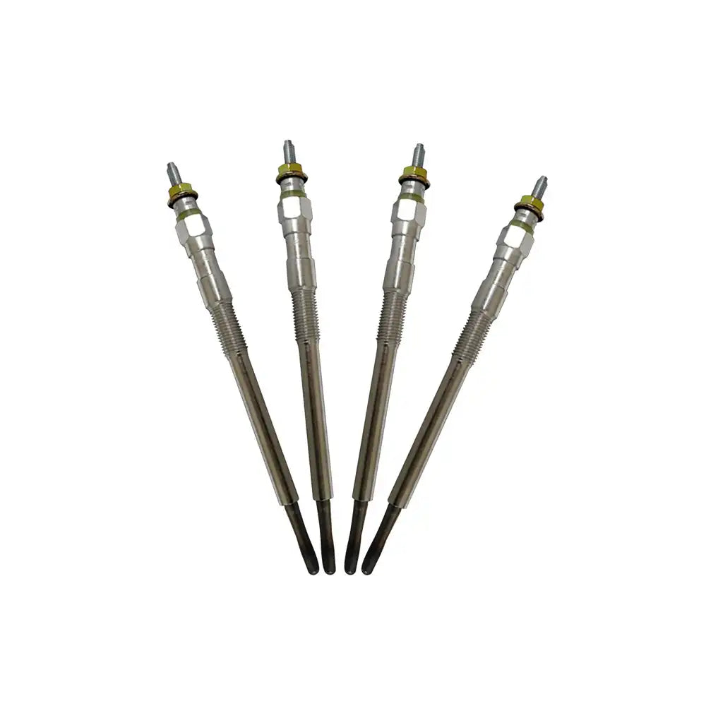 Glow Plug 4 Units 1 Set For Hyundai Skid Steer HSL810 Yanmar Engine 4TNE98 Komatsu Engine 4D98E