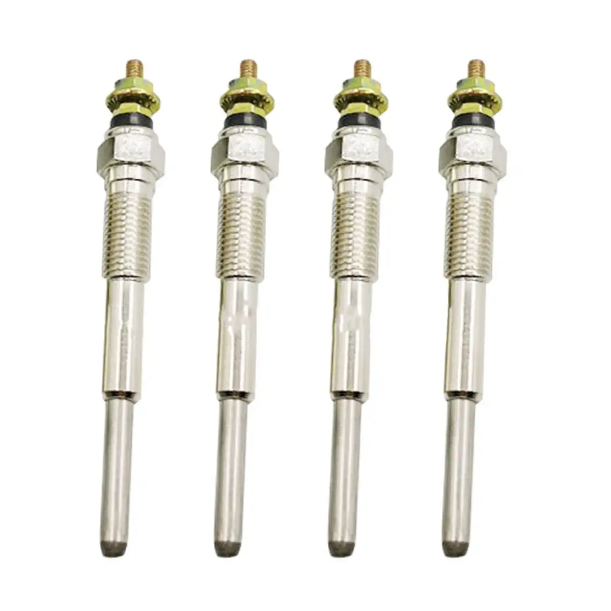 4pcs Glow Plug For Komatsu Backhoe WB140-2 WB150-2 WB91R-2 Yanmar 4TNE106D Komatsu 4D106D