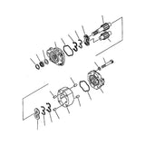Hydraulic Pump 705-40-01000 For Komatsu Wheel Loader WA40-2