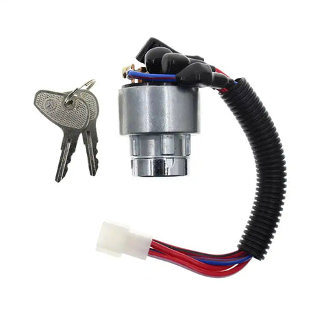 Ignition Switch with Two Keys TC020-31822 for Kubota L2600F L3000F L3400F L4300F L4600F MX5100F MX4700F L2501H