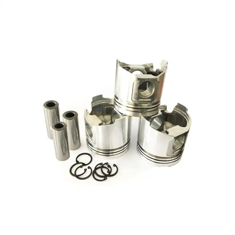 Piston 3 Units 1 Set YM129002-22090 For Komatsu Wheel Loader WA40-3 WA50-3 Yanmar Engine 3TNE84 3TNE84T Komatsu Engine 3D84E STD