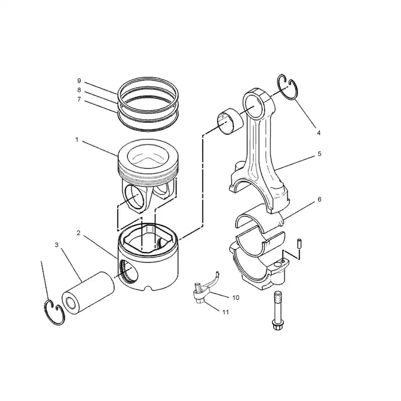 Piston Crown 149-5566 for Caterpillar CAT 3406E Engine in USA – LandTopMall