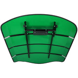 Green Tractor Canopy Compatible with All ROPS 48-3/8" X 48-3/8" Equipped Tractors and Mowers with a 2" x 2" or 2" x 3" ROPS (Will Add About 4'' to The Height of The Tractor)