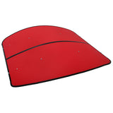 Red Tractor Canopy Compatible with All ROPS 48-3/8" X 48-3/8" Equipped Tractors and Mowers with a 2" x 2" or 2" x 3" ROPS (Will Add About 4'' to The Height of The Tractor)