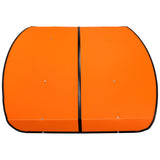 Orange Tractor Canopy Compatible with All ROPS 48-3/8" X 48-3/8" Equipped Tractors and Mowers with a 2" x 2" or 2" x 3" ROPS (Will Add About 4" to The Height of The Tractor)