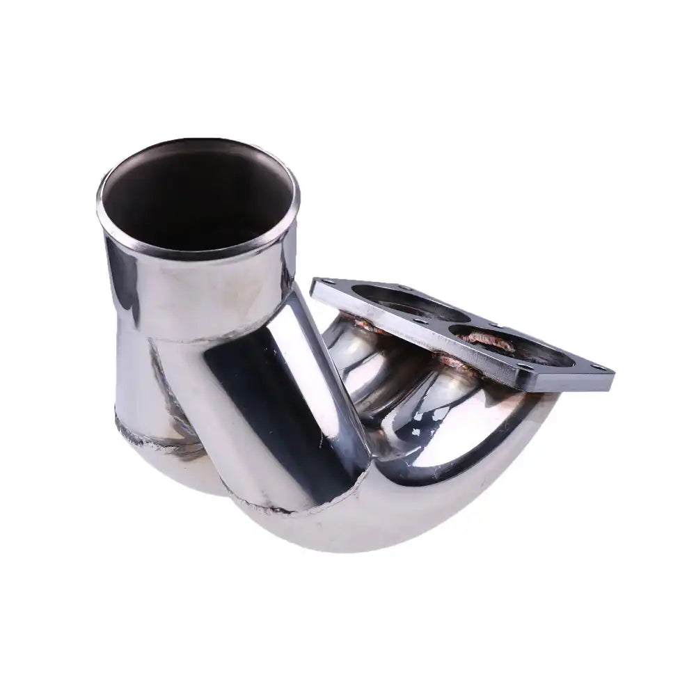 Stainless Steel 3.5" Raw Intake Elbow DGCM0718 for 07.5-18 Dodge Cummins Engine 6.7 6.7L