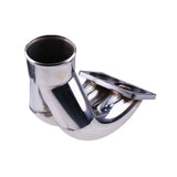 Stainless Steel 3.5" Raw Intake Elbow DGCM0718 for 07.5-18 Dodge Cummins Engine 6.7 6.7L