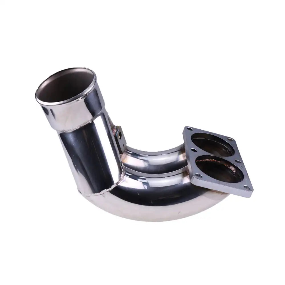 Stainless Steel 3.5" Raw Intake Elbow DGCM0718 for 07.5-18 Dodge Cummins Engine 6.7 6.7L