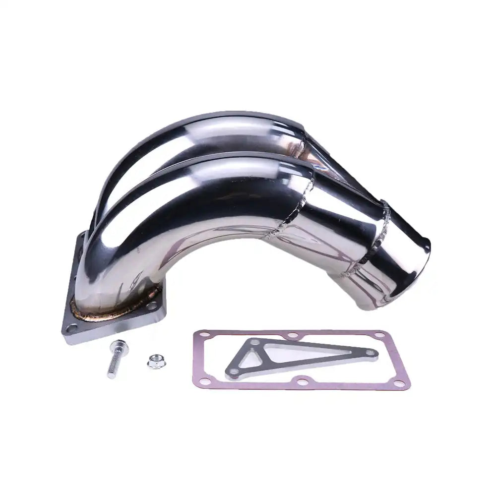 Stainless Steel 3.5" Raw Intake Elbow DGCM0718 for 07.5-18 Dodge Cummins Engine 6.7 6.7L