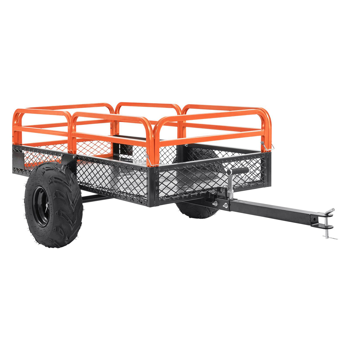 Dump Trailer Tow Behind Dump Cart 1500 lbs 15 Cu. Ft. Steel Construction