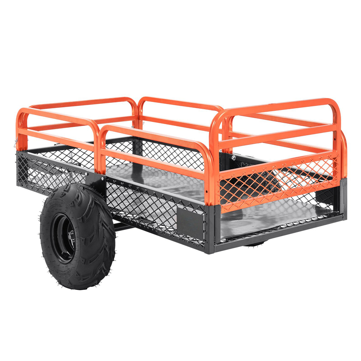 Dump Trailer Tow Behind Dump Cart 1500 lbs 15 Cu. Ft. Steel Construction