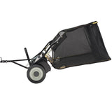 Tow Behind Lawn Sweeper 42.5 Inch, 25 cu. ft Large Capacity Heavy Duty Leaf & Grass Collector with Adjustable Sweeping Height, Dumping Rope Design for Picking Up Debris and Grass