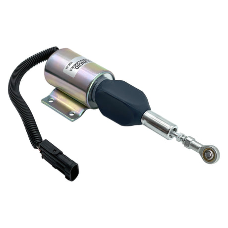 Fuel Shutoff Solenoid RE516083 for John Deere 120 160LC 200LC 230LC 230LCR 270LC 624H TC62H 624HLL 670C 670CH 672CH